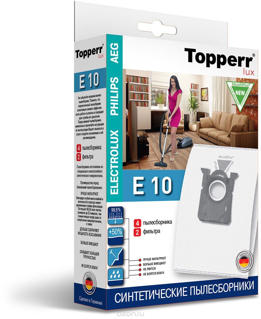 Topperr E 10    Electrolux, Philips, AEG, 4 