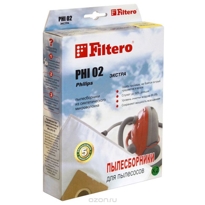 Filtero Phi 02  -  Philips, 2 