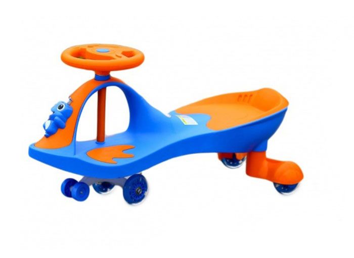 Bradex Машинка детская Бибикар-Лягушонок с полиуретановыми колесами цвет синий