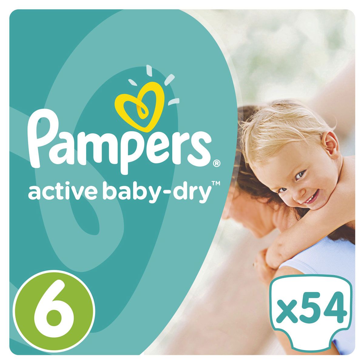 Pampers  Active Baby-Dry 13-18  ( 6) 52 