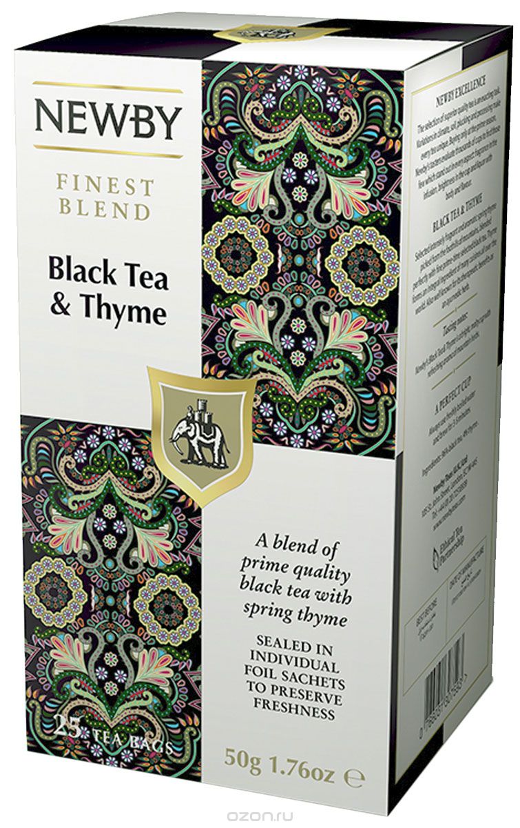 Newby Black Tea and Thym      , 25 