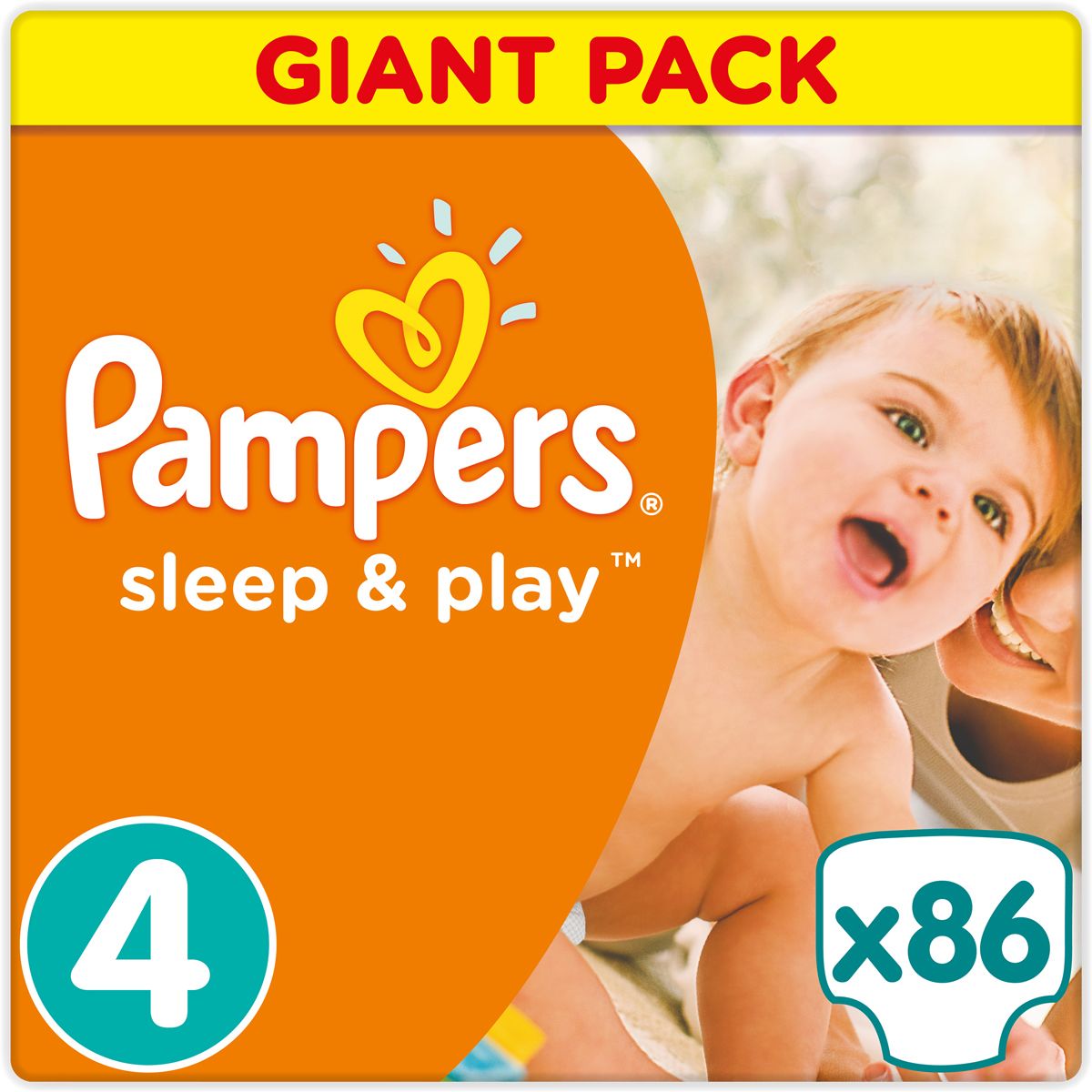 Pampers Sleep & Play   4, 9-14 , 86 