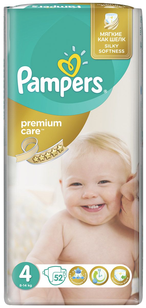 Pampers Premium Care  8-14  ( 4) 52 
