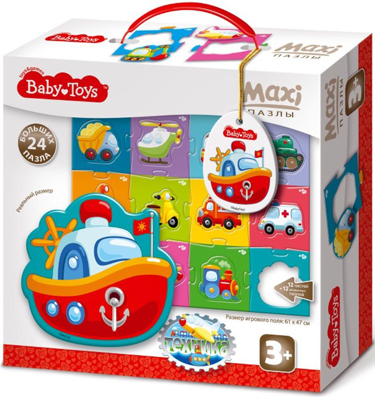 Baby Toys Пазл для малышей Maxi Техника