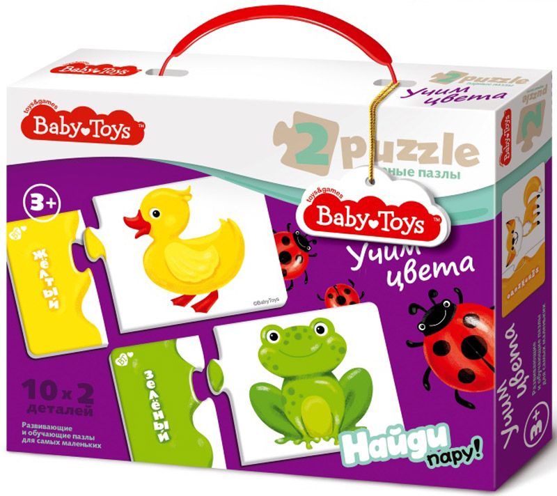 Baby Toys Пазл для малышей Учим цвета