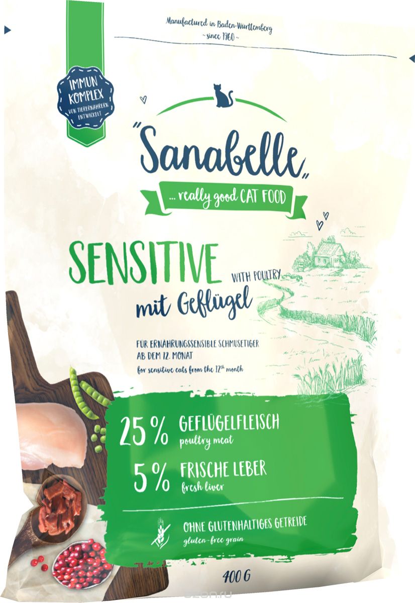   Sanabelle Sensitive with Poultry,       , 0,4 