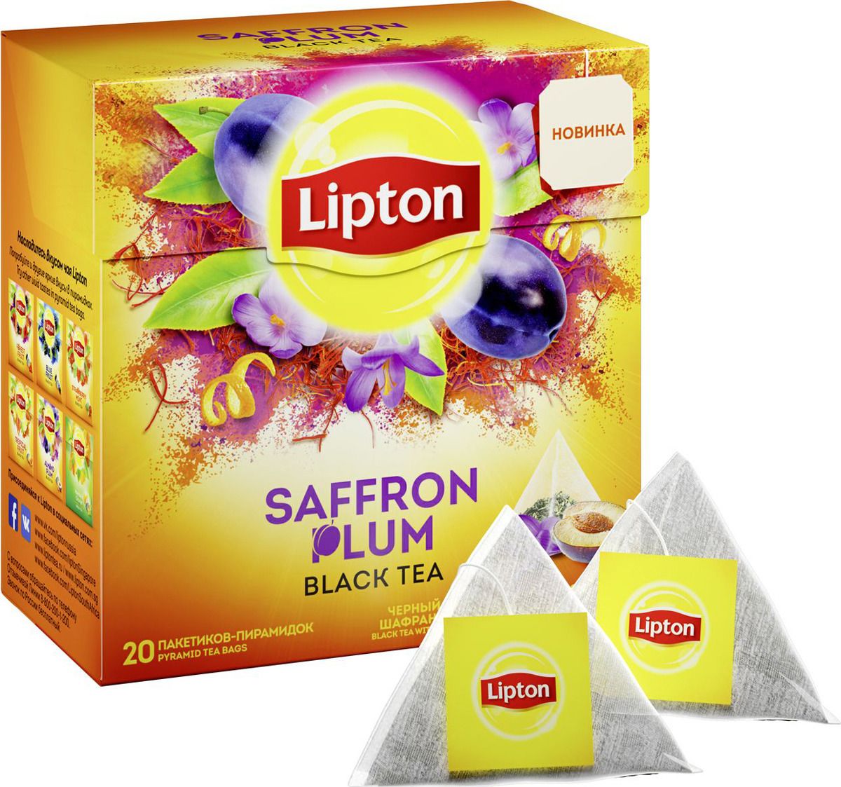    Lipton Saffron Plum , 20 